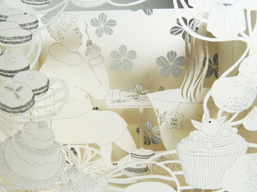 Decorative objects - Customizable card - DIY - Gourmandise - COLORIAGES POPUP