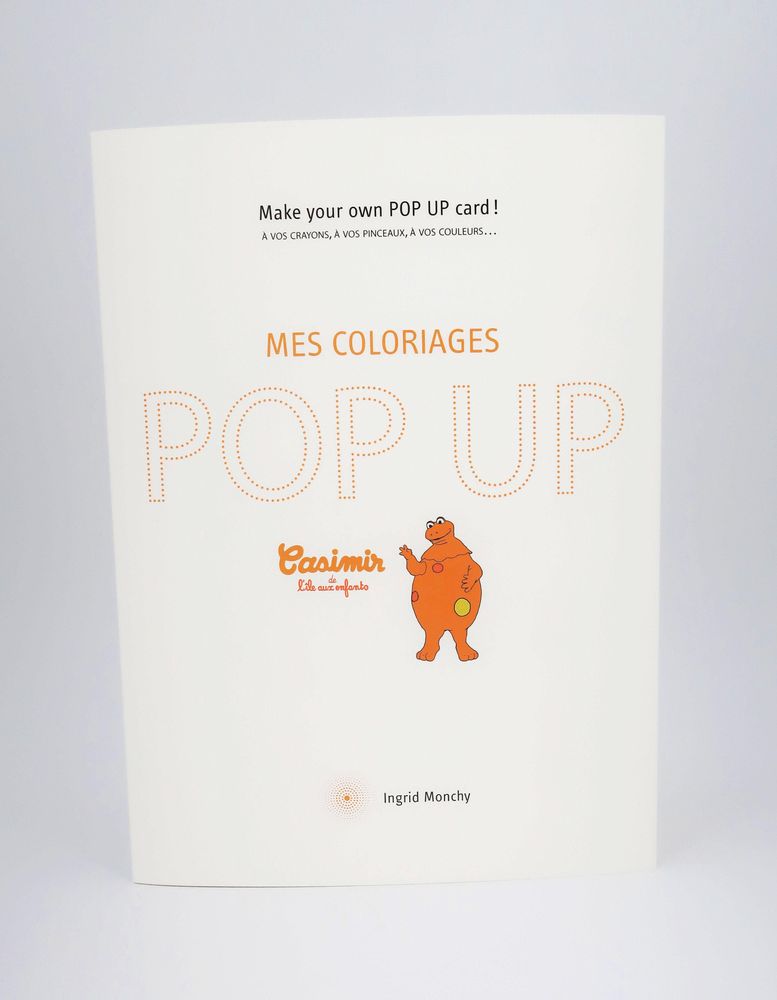 Produits sous licence - Cartes personnalisables - DIY - Casimir - COLORIAGES POPUP