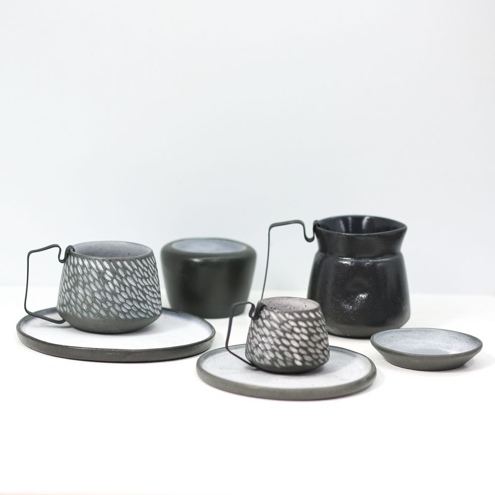 Mugs - Handmade high temperature stoneware cups and coffee/tea cups - HIC CERAMICS