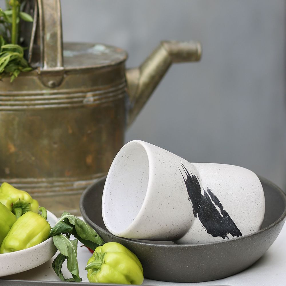 Mugs - Handmade high temperature stoneware cups and coffee/tea cups - HIC CERAMICS