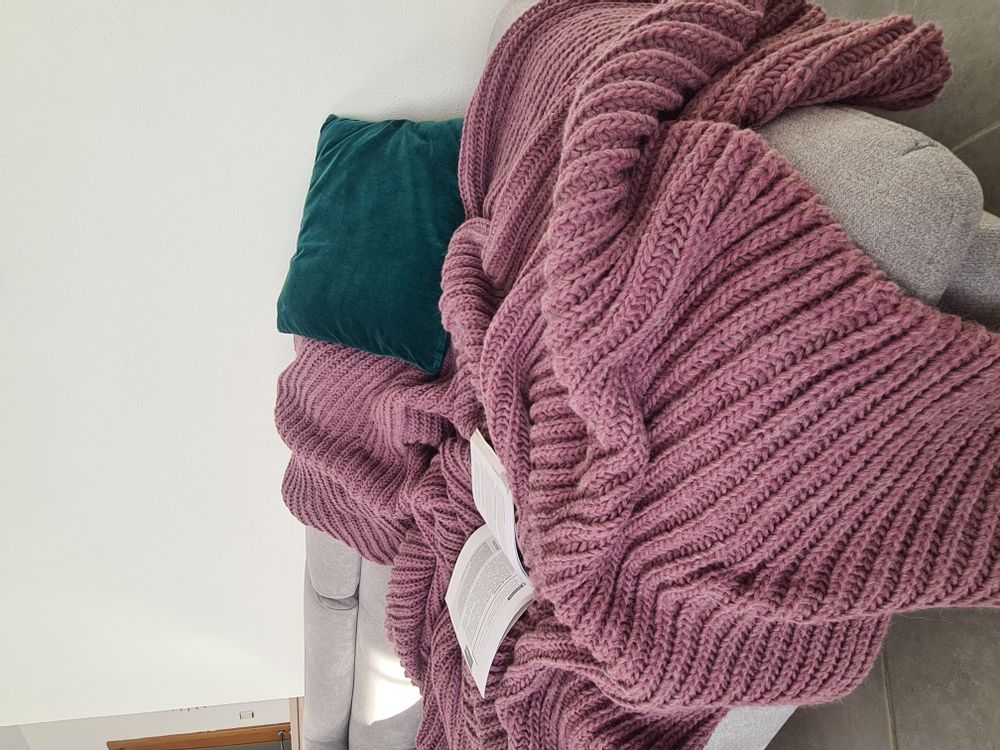 Throw blankets - CANNES plaid - Wool & alpaca - MAISON BONNEFOY