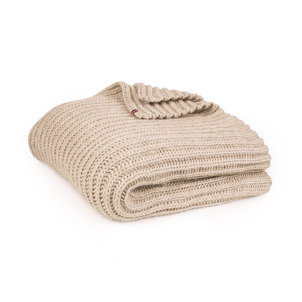 Throw blankets - CANNES plaid - Wool & alpaca - MAISON BONNEFOY
