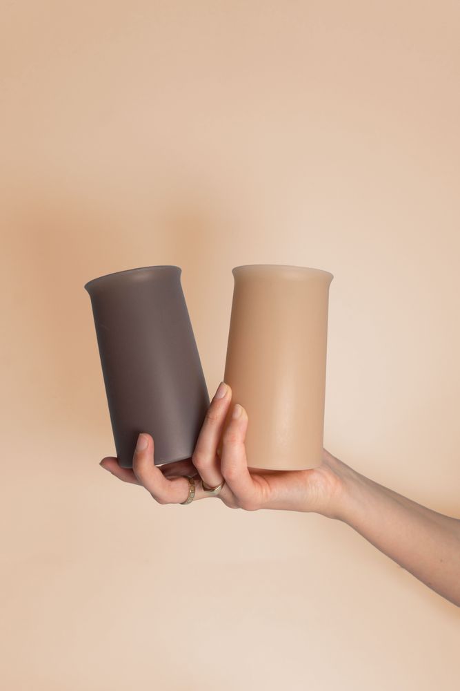 Carrelages et dallages - Latte + Donkey | Stegg | Silicone Unbreakable Highball Glasses - PORTER GREEN