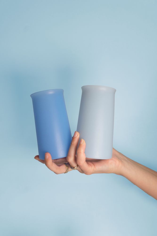 Carrelages et dallages - Sky + Kingfisher | Stegg | Silicone Unbreakable Highball Glasses - PORTER GREEN