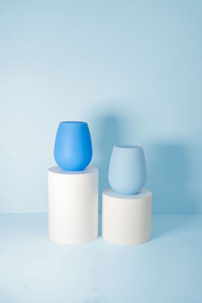Carrelages et dallages - Sky + Kingfisher | Fegg | Silicone Unbreakable Glasses - PORTER GREEN
