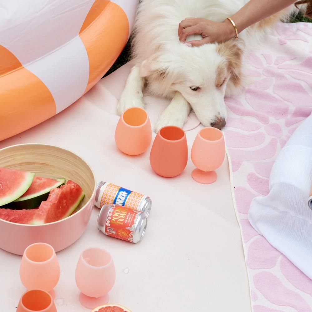 Carrelages et dallages - Peach + Petal | Fegg | Silicone Unbreakable Glasses - PORTER GREEN