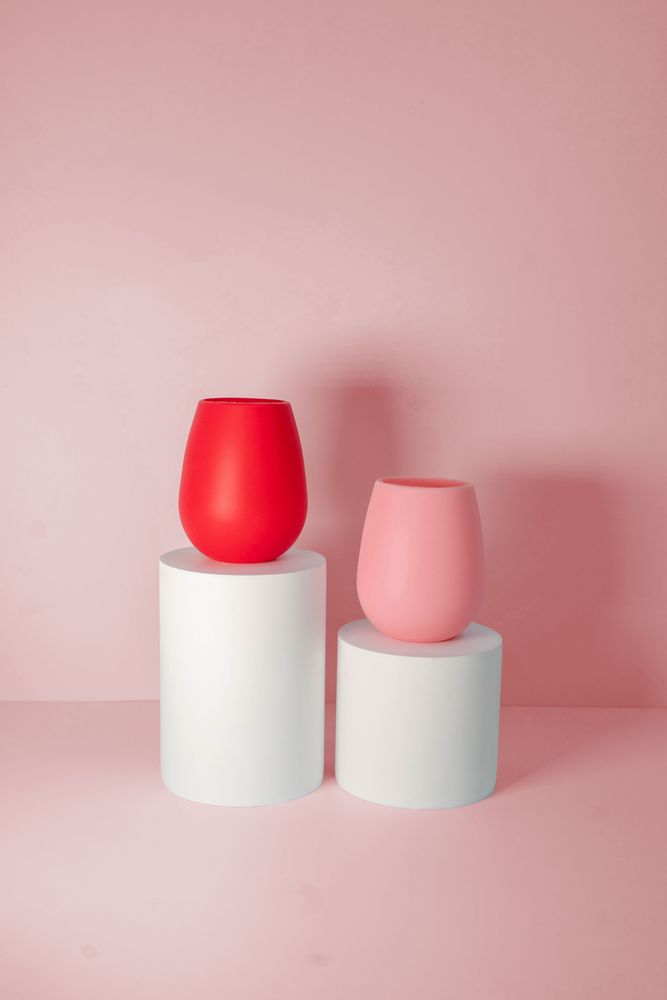 Carrelages et dallages - Cherry + Blush | Fegg | Silicone Unbreakable Glasses - PORTER GREEN