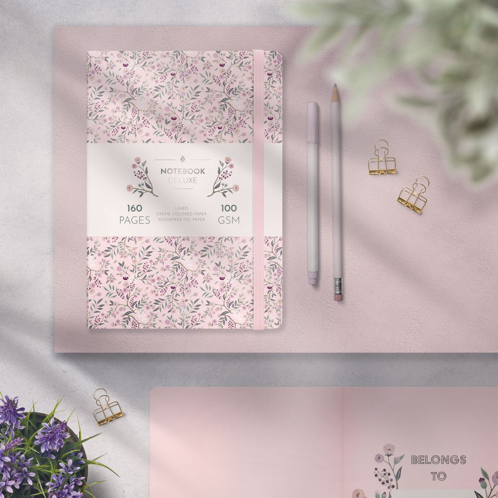 Papeterie bureau - Carnet Deluxe A5 Twigs - BURDE PUBLISHING AB