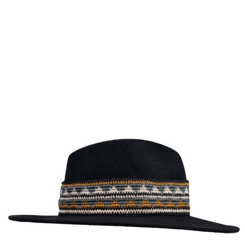Chapeaux - CHAPEAU FEUTRE BORD LARGE - GALON TRICOT - TRAVAUX EN COURS...