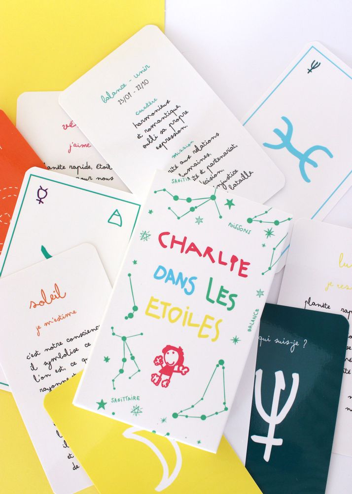Children's games - Astrology starter card game - CHARLIE DANS LES ETOILES