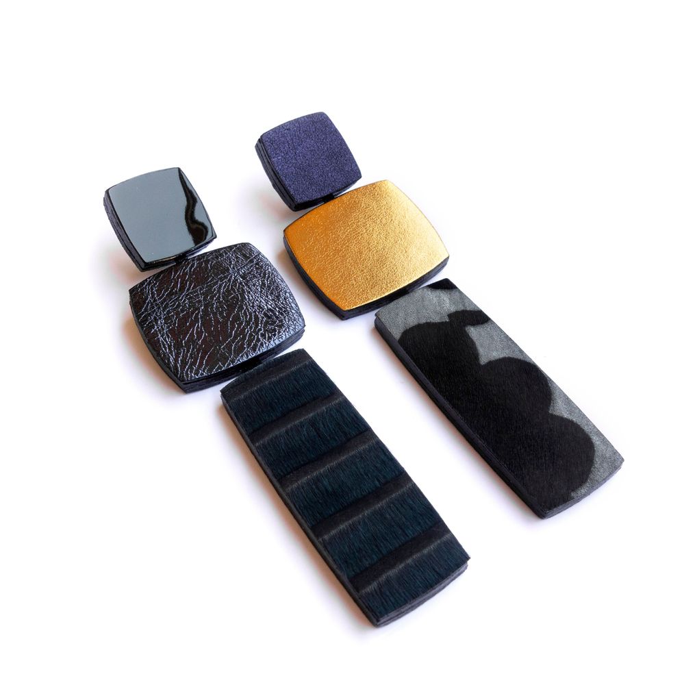 Cadeaux - Bijoux de cuir - Collier BAROK - SOPHIE • TERRIERE