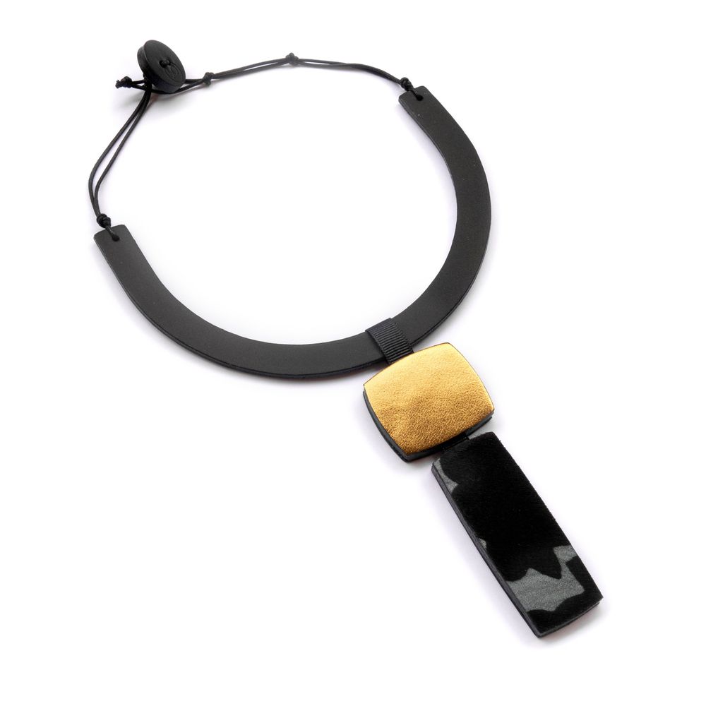 Cadeaux - Bijoux de cuir - Collier BAROK - SOPHIE • TERRIERE