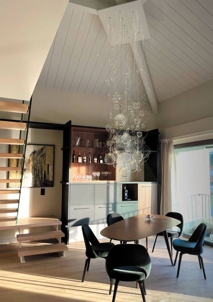 Suspensions - Lustre Bulle Fibre Optique Bulle - MOSS SERIES