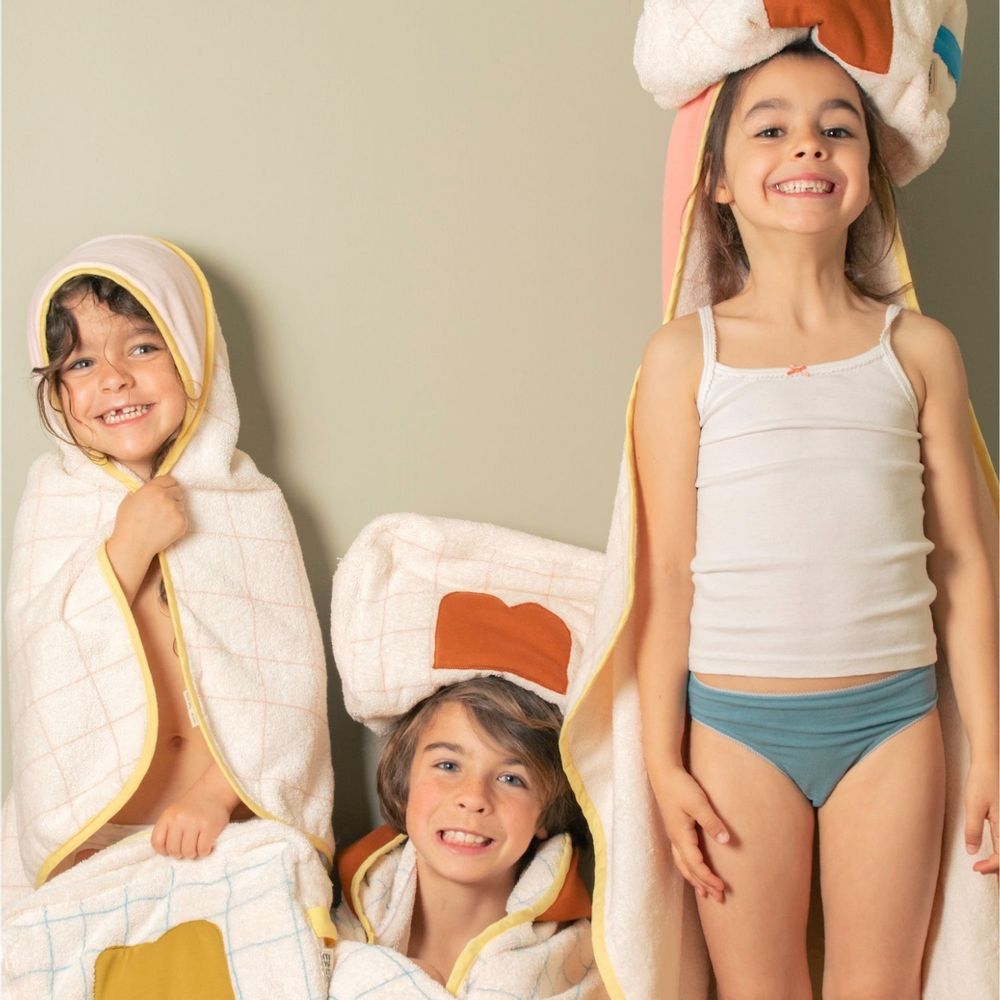 Children's bathtime - Children's bath cape - MIKAMINO