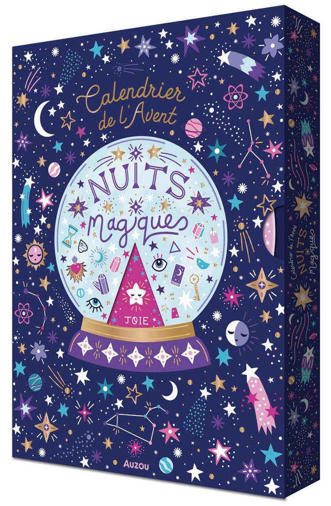 Loisirs créatifs pour enfant - Mon calendrier de l'avent - Nuits magiques - AUZOU