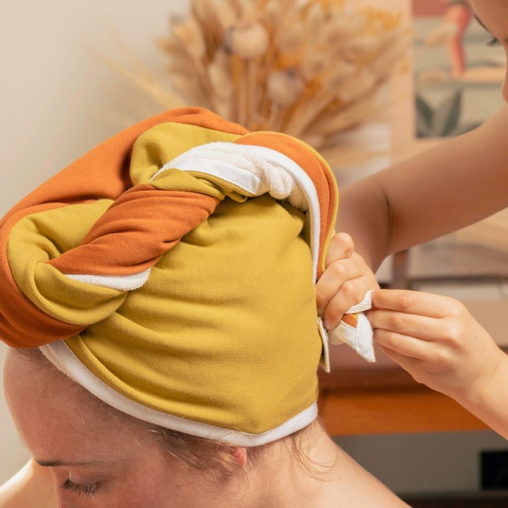 Other bath linens - Turban hair towel - MIKAMINO