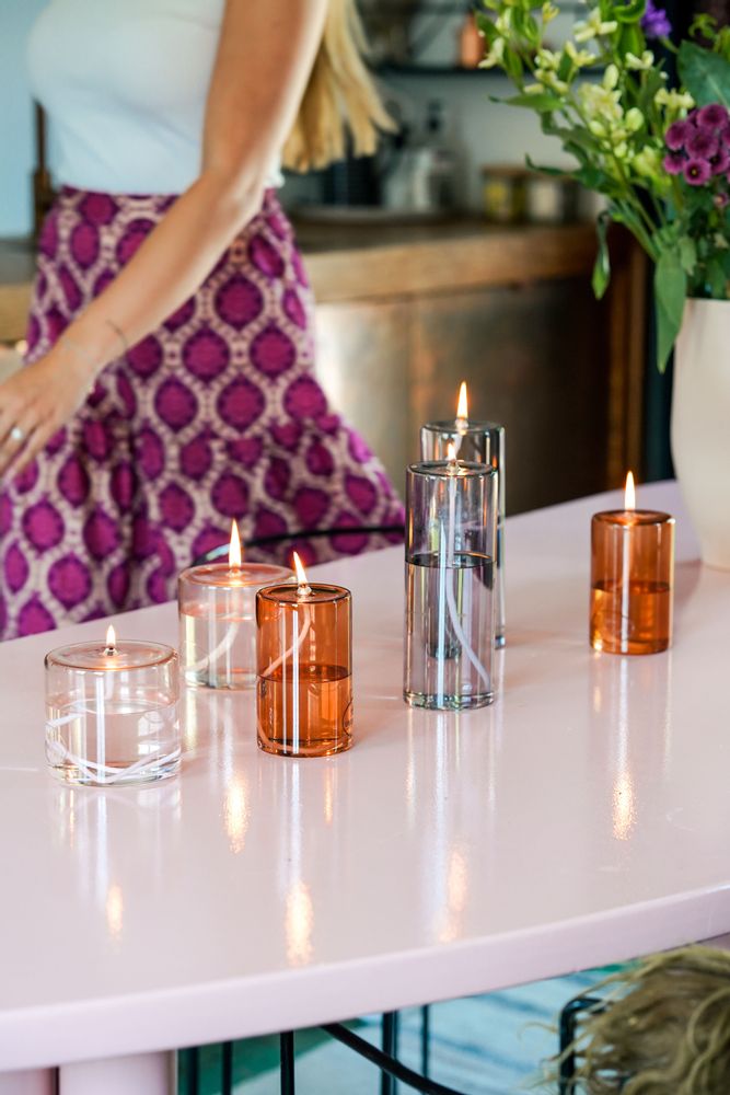 Design objects - Oillamp pink - Wellmark - WELLMARK