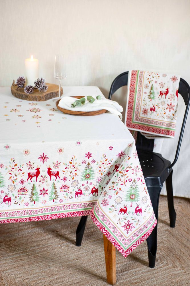 Table linen - Jacquard tablecloth - Valley - TISSUS TOSELLI
