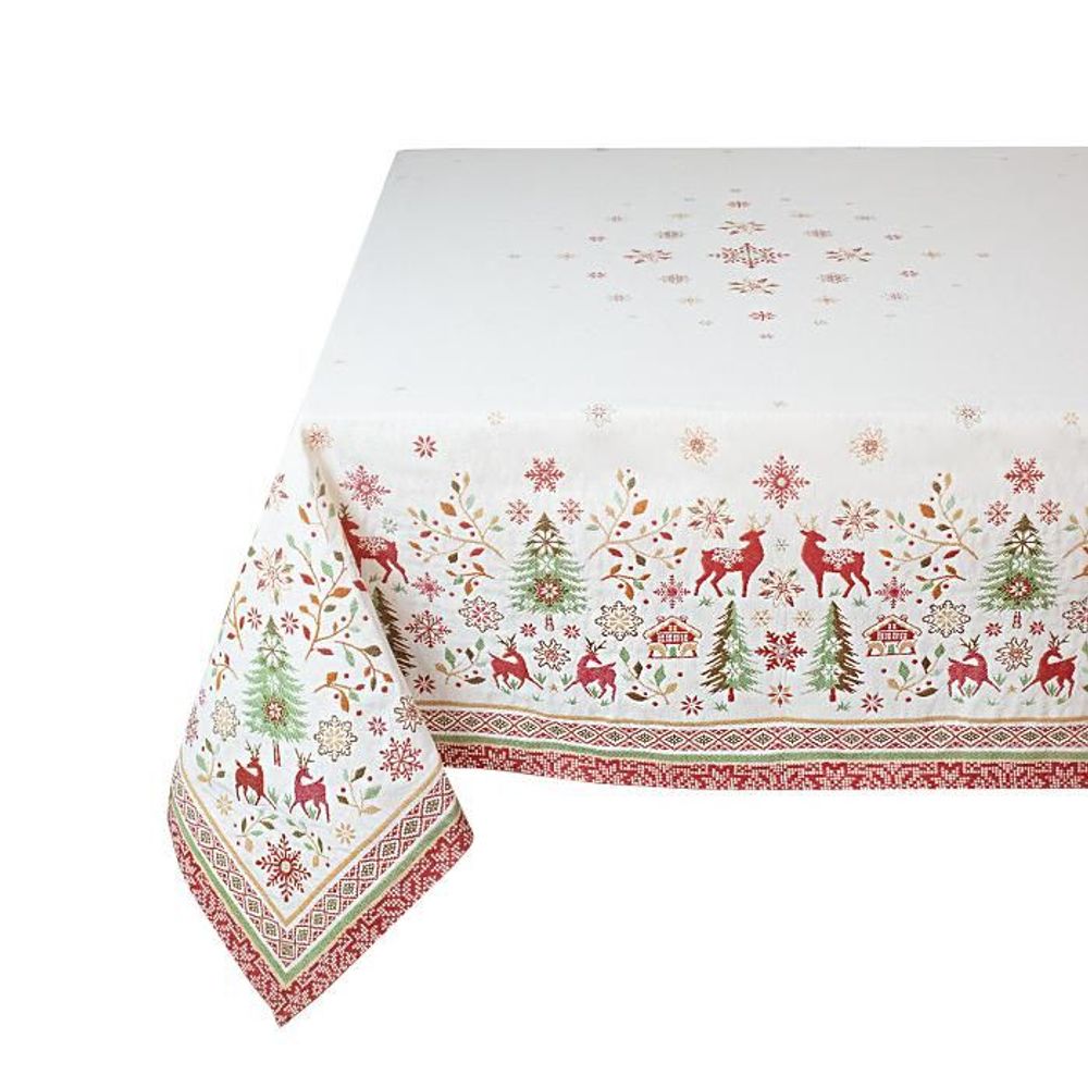 Table linen - Jacquard tablecloth - Valley - TISSUS TOSELLI
