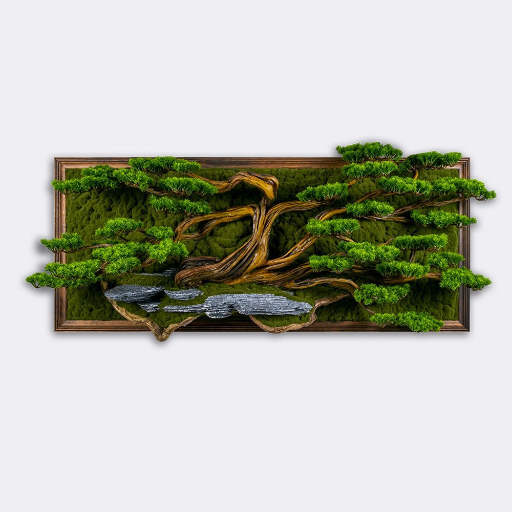 Other wall decoration - Thuja Large Table - 4 - Handmade Artificial Bonsai - OMNIA CONCEPT