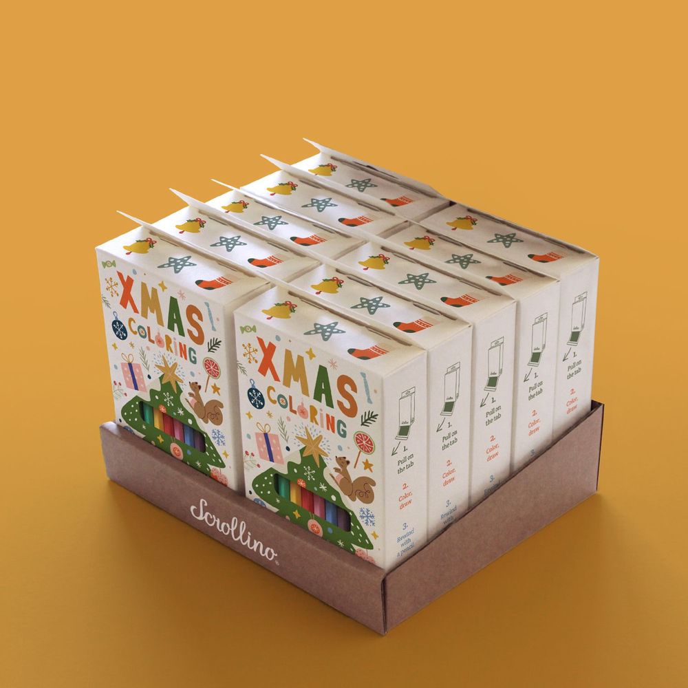 Cadeaux - Scrollino Coloriage de NOËL - SCROLLINO