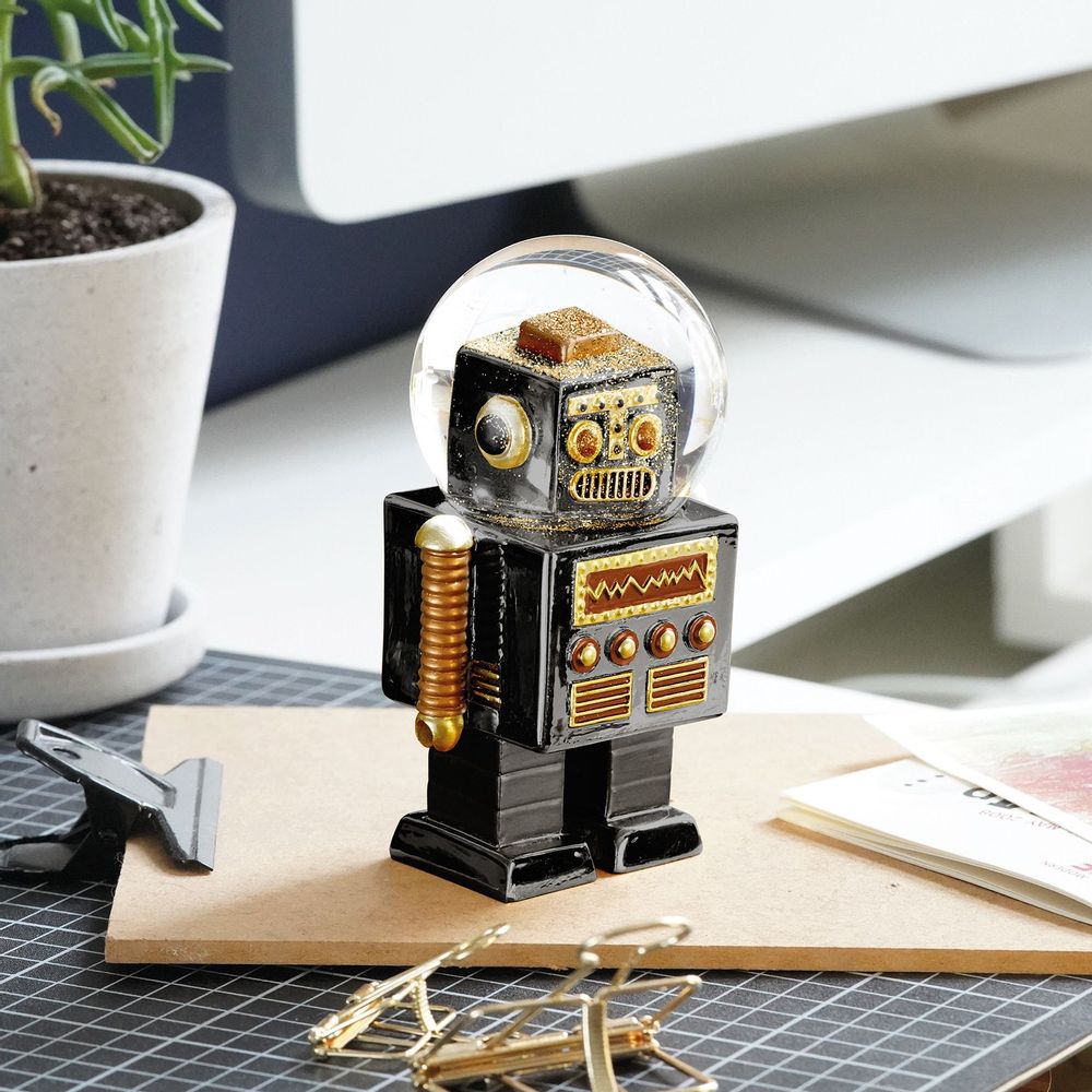 Objets de décoration - Boule à glitter / Le Robot - DONKEY PRODUCTS
