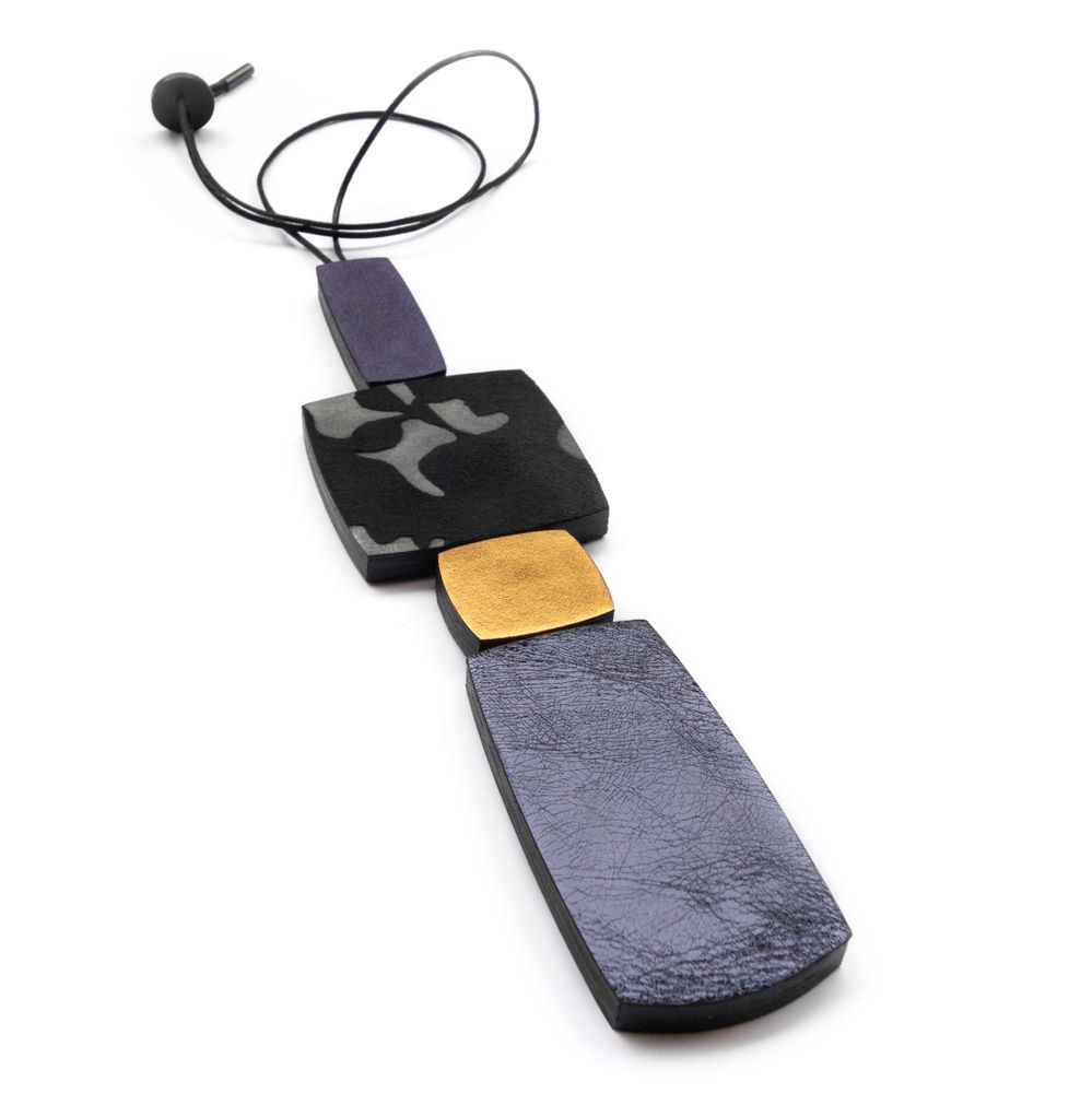 Bijoux - Bijoux de cuir - Collier BAROK 01 - SOPHIE • TERRIERE