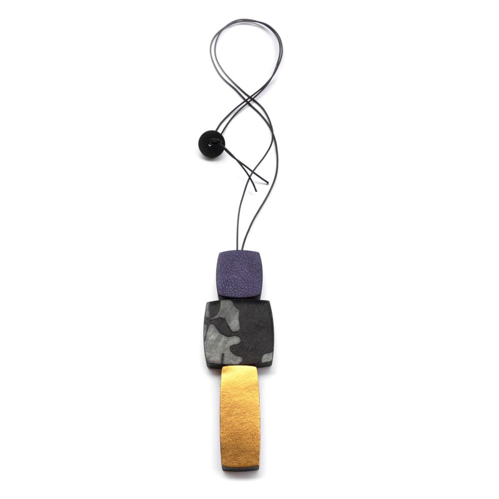 Bijoux - Bijoux de cuir - Collier BAROK 01 - SOPHIE • TERRIERE