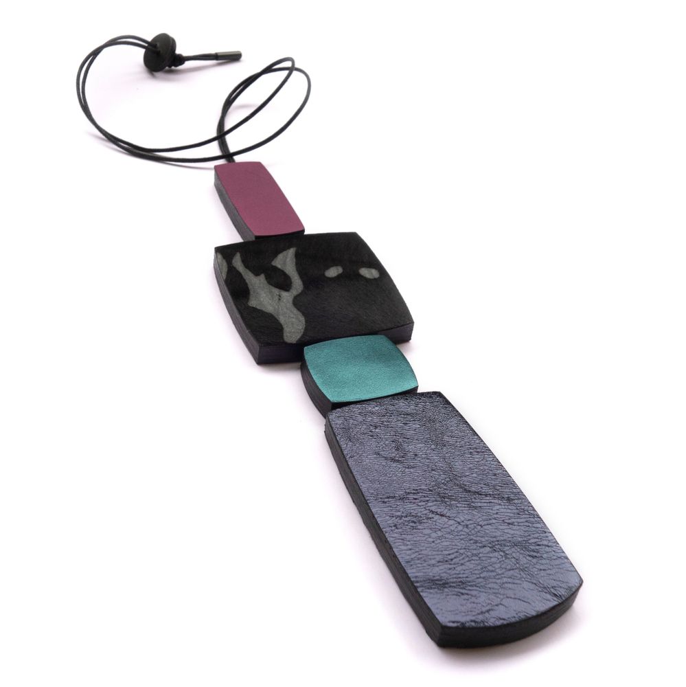 Bijoux - Bijoux de cuir - Collier BAROK 01 - SOPHIE • TERRIERE