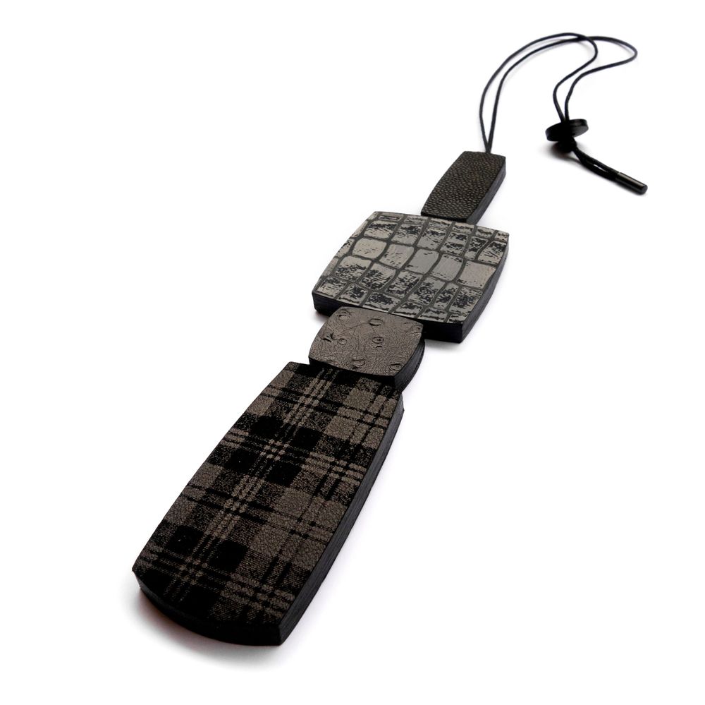 Bijoux - Bijoux de cuir - Collier BAROK 02 - SOPHIE • TERRIERE