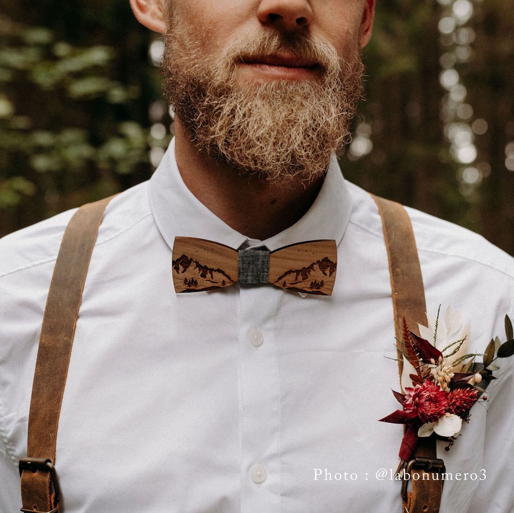 Prêt-à-porter - Noeud papillon MONTAGNE - ATELIER BEWÖÖD