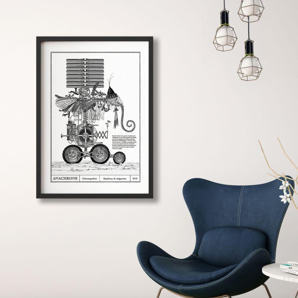 Affiches - Affiche d'art - Enjoliveur de résignation - ANACHRONES