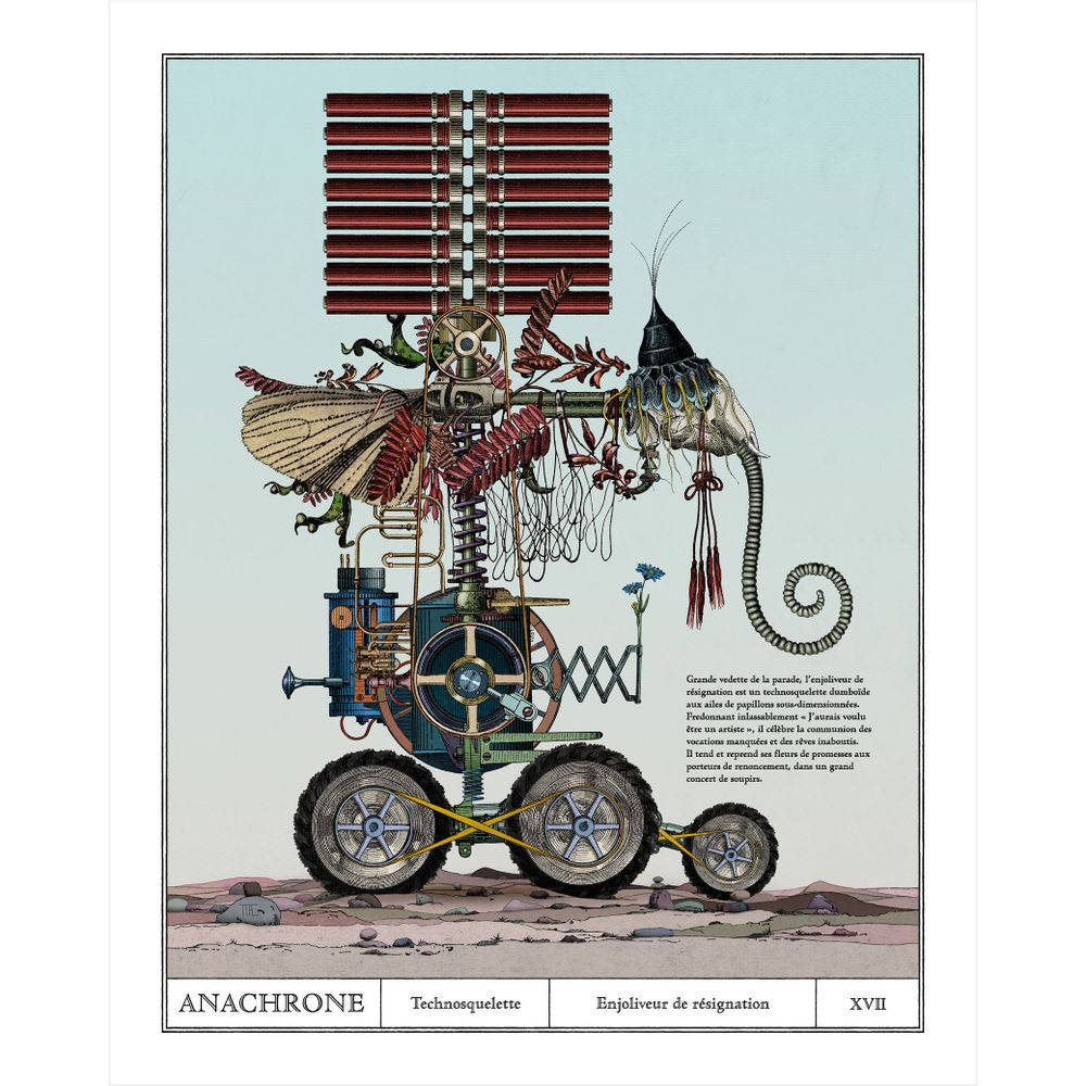 Affiches - Affiche d'art - Enjoliveur de résignation - ANACHRONES