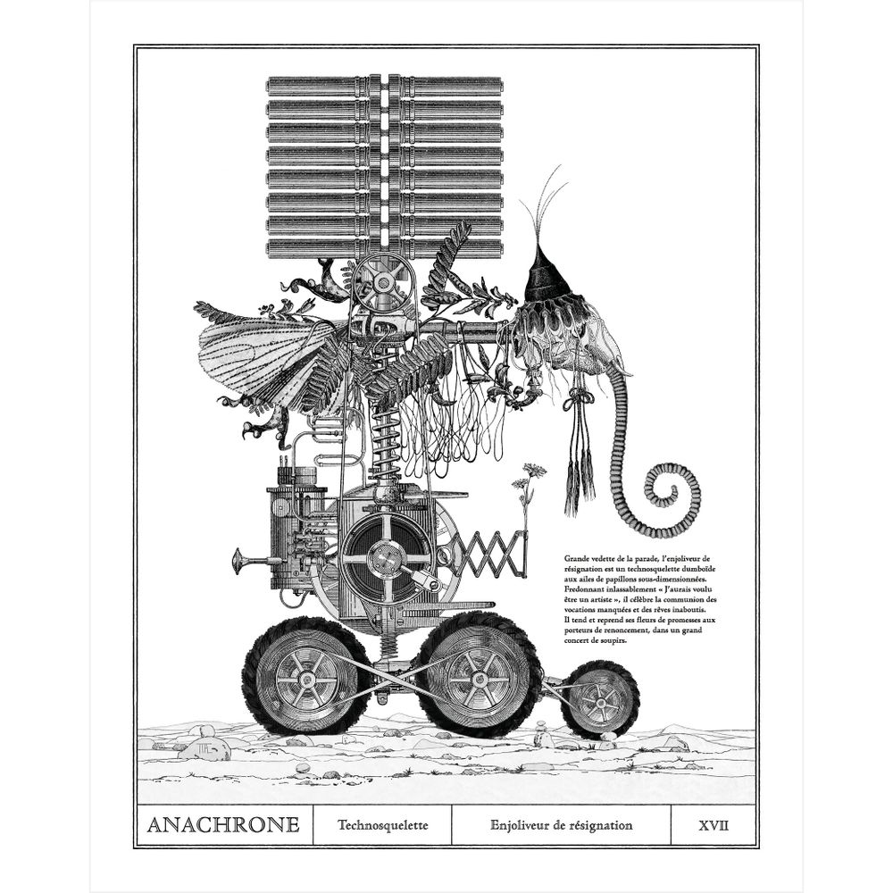 Affiches - Affiche d'art - Enjoliveur de résignation - ANACHRONES