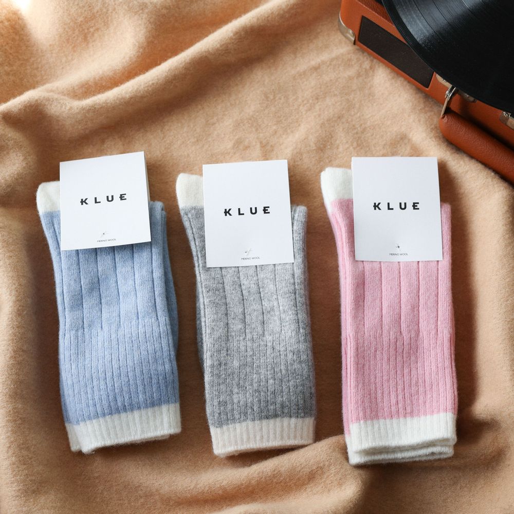 Chaussettes - Chaussettes en laine mérinos Klue - KLUE