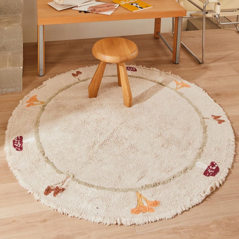 Tapis contemporains - Tapis lavable Chanterelle - LORENA CANALS