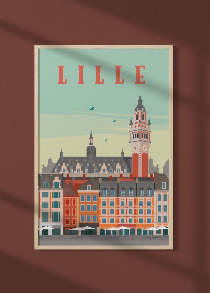 Affiches - AFFICHES ILLUSTRATIONS VILLES DE FRANCE - L'AFFICHERIE