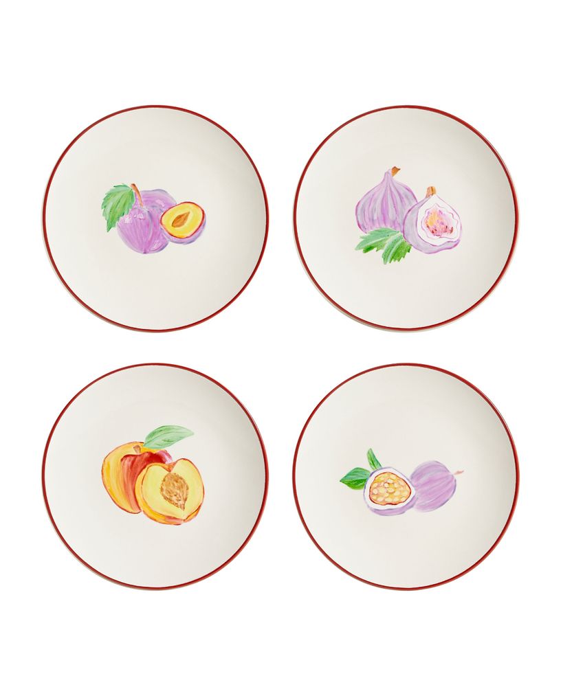 Everyday plates - FRUIT COLLECTION - SET 4u - THE PLATERA