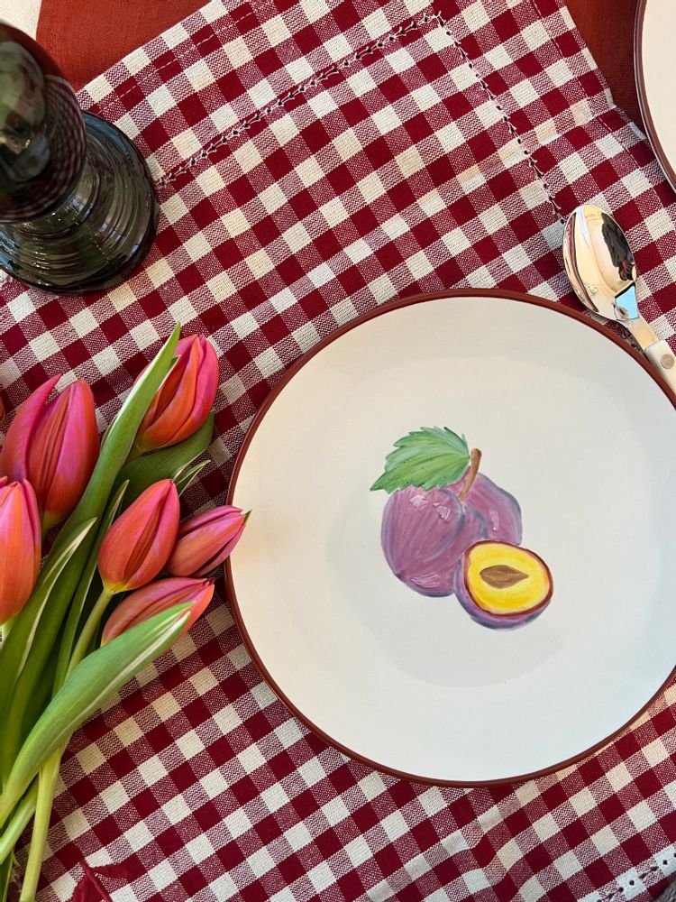 Everyday plates - FRUIT COLLECTION - SET 4u - THE PLATERA
