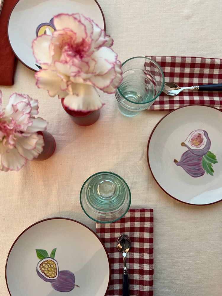 Everyday plates - FRUIT COLLECTION - SET 4u - THE PLATERA