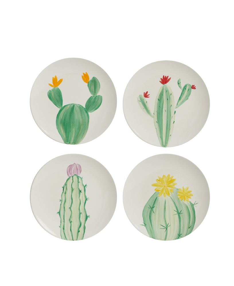 Assiettes au quotidien - CACTUS COLLECTION - SET 4u - THE PLATERA