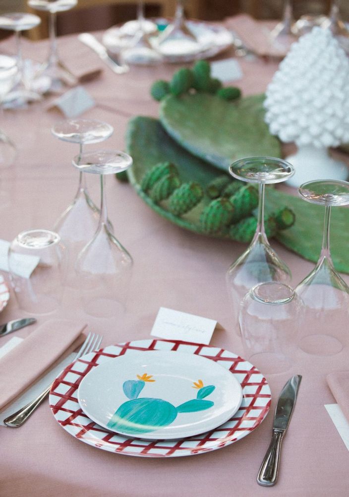 Assiettes au quotidien - CACTUS COLLECTION - SET 4u - THE PLATERA