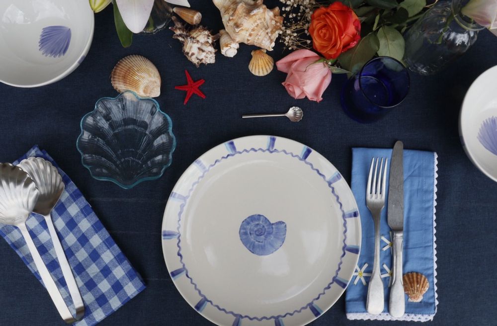 Everyday plates - VONGOLE COLLECTION - SET 6u - THE PLATERA
