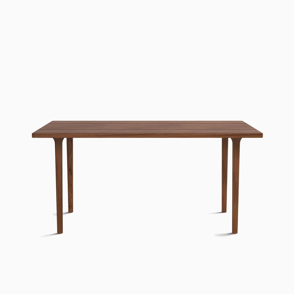 Dining Tables - The Minimalist Modern Cast Table in Walnut  160cm x 100cm - MOR