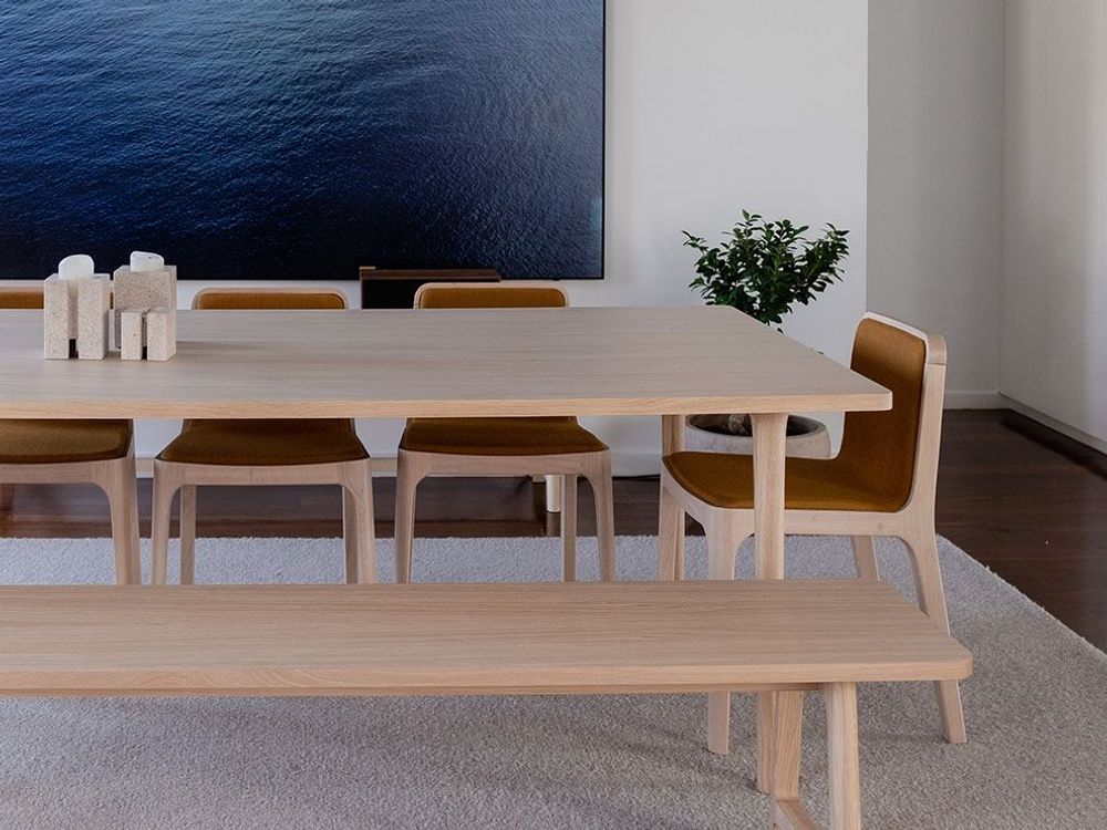 Tables Salle à Manger - La table moderne minimaliste en bois de chêne 220 cm x 110 cm - MOR