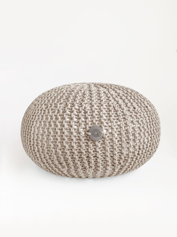 Ottomans - Pouf Classic from recycled cotton cord - ANZY HOME