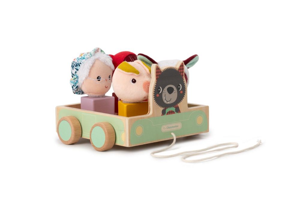 Toys - Louis pull along picnic car & shape sorter - LILLIPUTIENS