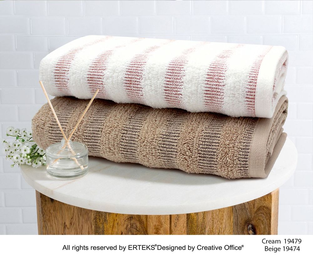 Serviettes de bain - GEO ORGANIC - ERTEKS - CASA LUSSO - DAY LIFE