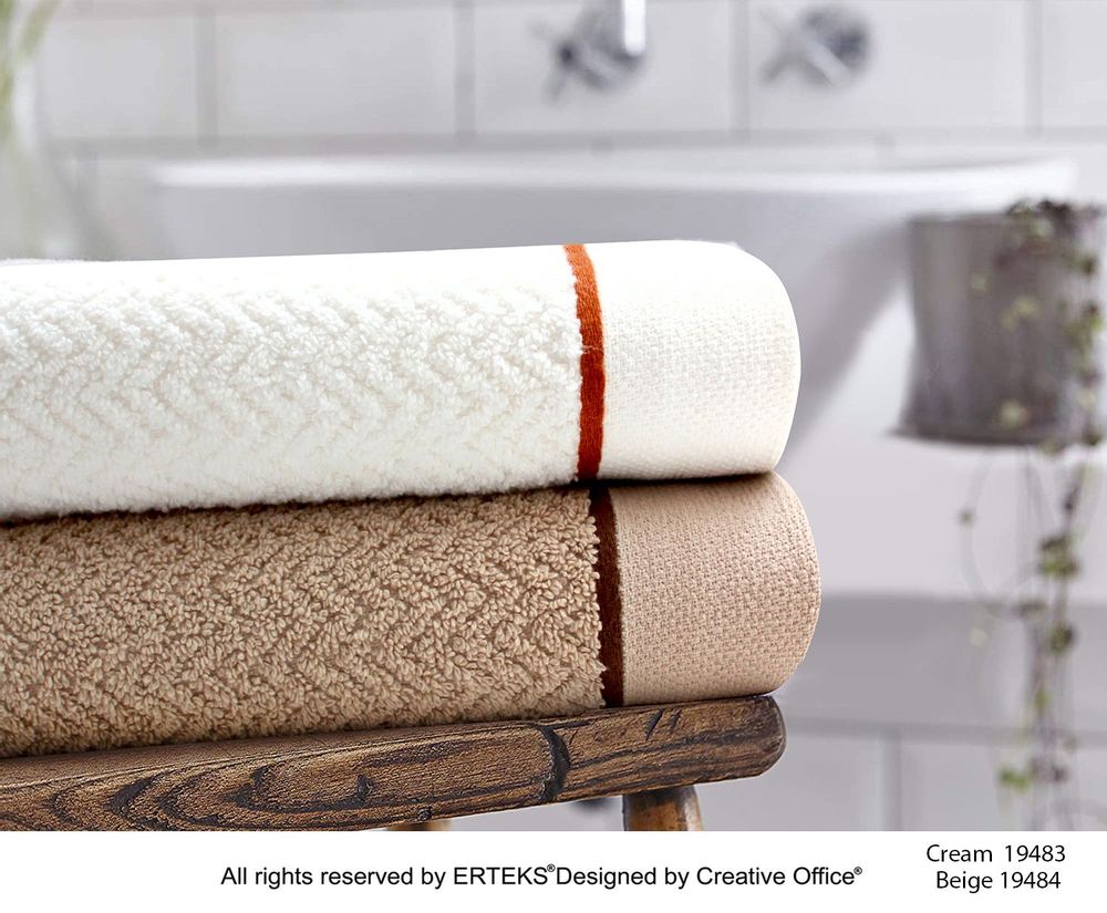 Serviettes de bain - GEO ORGANIC - ERTEKS - CASA LUSSO - DAY LIFE