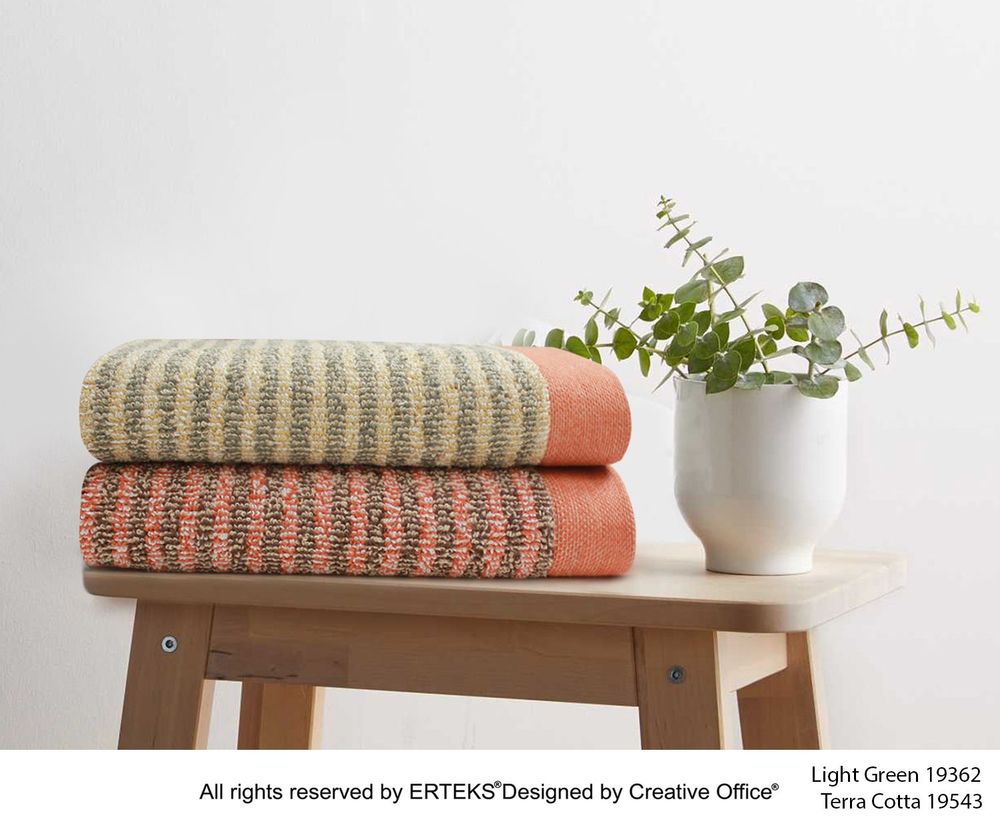 Serviettes de bain - GEO ORGANIC - ERTEKS - CASA LUSSO - DAY LIFE
